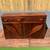 Mid-Century Hand-Carved Wood Sideboard Cabinet with Leaf Motif – 48.5" 2 thumbnail