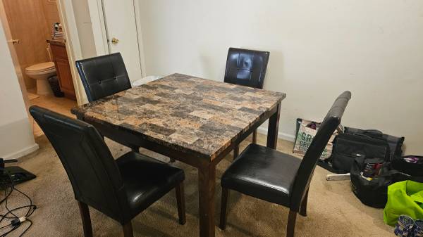 Dining Set - Seats 4, Good Condition 1