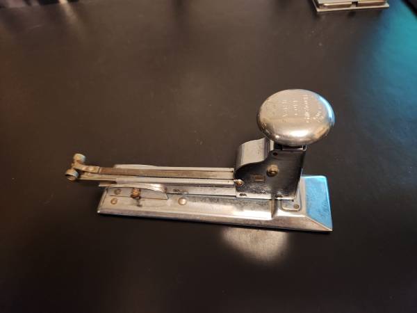 Vintage Chrome Stapler 1