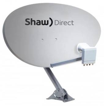 Satellite Dish w/ LNB, Shaw Direct 75E 1
