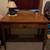 Antique Wood Desk Library Office Craft Desk 7 thumbnail
