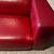 MCM Red Leather Couch 3 thumbnail