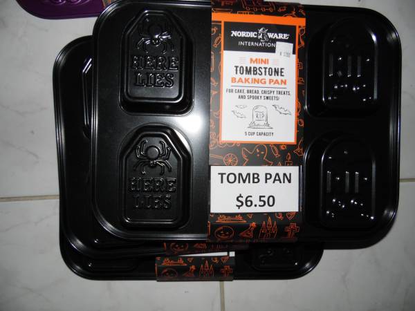 Tombstone Shaped Muffin Baking Trays $6.50 --New with Tags-Half Price- 1