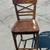 Ethan Allen Blake wood Counter stools set of 2 1 thumbnail