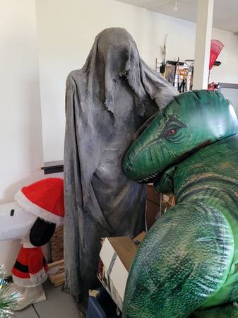 Homemade monster man decoration 1