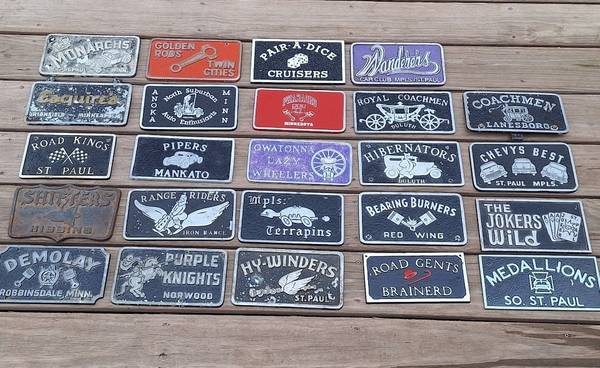 WTB- Car Club Plaques and Club Memorabilia 1