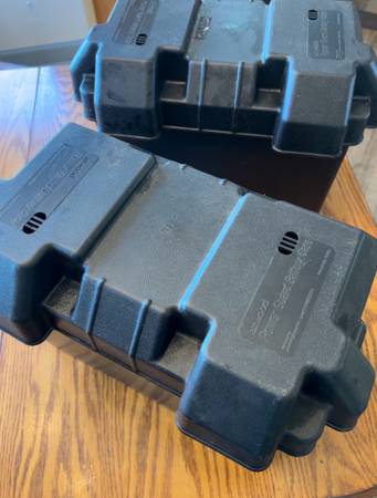 Two Boat Battery Cases 1