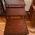 Tables nesting set of 3 tables solid wood mahogany finish vintage 9 thumbnail