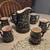 Vintage Jug Earthenware Majolica Style and Cup / Mug Pitcher Set 1 thumbnail