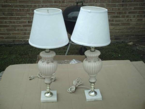 New! Lower Price! Matching Pair of Antique Lamps 1