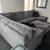 Modern Modular Gray Sectional with Deep Seats and Ottoman 4 thumbnail