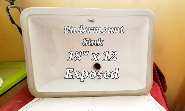 Porclien White New in Box Sink 1