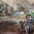ANTIQUE 19TH C OR EARLIER ITALIAN MINIATURE OIL ON COPPER PASTORAL 3 thumbnail
