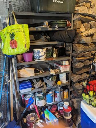 heavy duty metal shelving unit 1