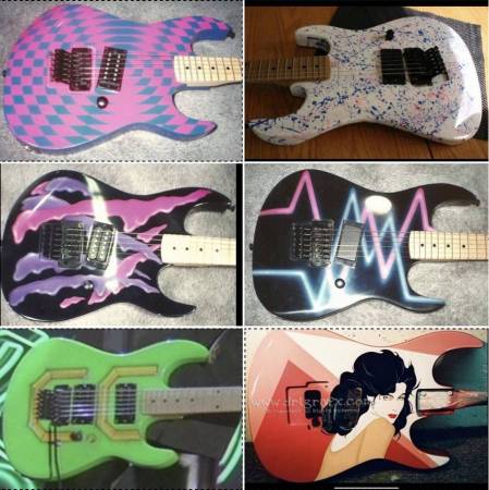 WANTED: flashy colorful ‘50-80’s USA ELECTRIC GUITARS, graphics etc 1