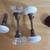 ANTIQUE DOORKNOBS - 10 SETS  - TIGER'S EYE BROWN+ 2 thumbnail