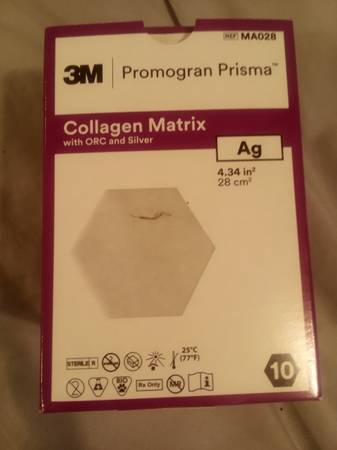 3M Promogran Prisma Matriz de Colágeno con ORC y Plata, caja de 10 - $80 (Ariton)63442186967555120