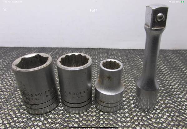 PROTO Socket Assortment - Used 1