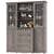 72" Tall Kitchen Storage Cabinet with Doors and Open Shelves, 58" Wider Kitchen  7 thumbnail