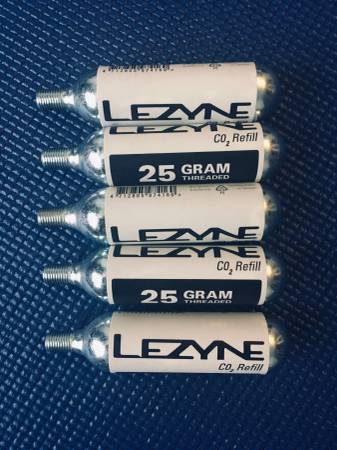Lezyne 25g CO2 Cartridges (5) 1