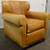 FRENCH STYLE LEATHER CHANNEL BACK CLUB LOUNGE CHAIR 2 thumbnail
