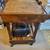 Butcher block cutting board table cart 1 thumbnail