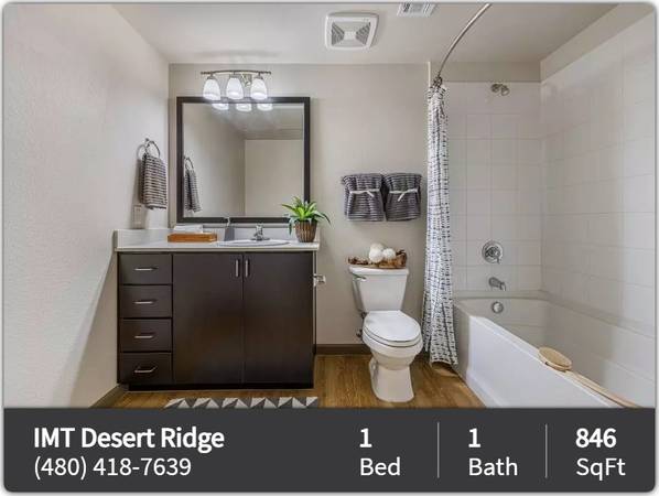 Live in your dream home! 1 Bd/1 ba, 846 SqFt 1