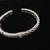 Judith Ripka Sterling Silver Hinged Rope Cuff Bracelet 1 thumbnail