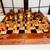 100 year old Vintage Hand-Carved Ancient Gods Chinese Wood Chess Set 3 thumbnail