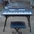 YAMAHA KEYBOARD EZ200- STAND AND BENCH 1 thumbnail