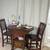 SPACE SAVER Drop Leaf High Dining Table & 4 Chairs PERFECT FOR STUDIO 13 thumbnail