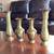 Floral vases solid “brass “made in Senegal all 4 vases for $40 4 thumbnail