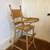 Vintage Antique Oak Bentwood Youth Highchair 1 thumbnail