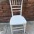 White painted Wood Catering/Event Chairs (x9) - DELIVERY AVAILABLE 2 thumbnail