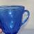 5 Hazel Atlas Glass Co. ROYAL LACE Pattern Creamer Sugar Cups Blue 15 thumbnail
