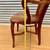 Antique Oak Curved Arm Chair 16 thumbnail
