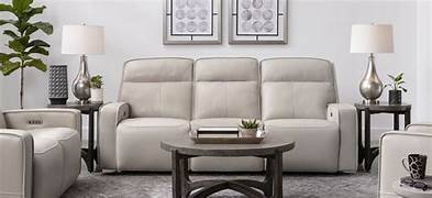 Power sofa with power headrest. 1