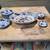 Antique scalloped oval serving platter with side dishes 1 thumbnail