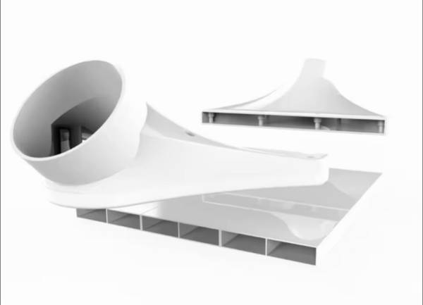 4 inch ducting adapter to flat profile BOX OF SEVERAL 1