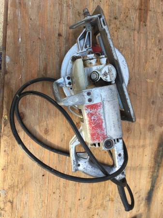 Vintage Skil saw worm drive 1