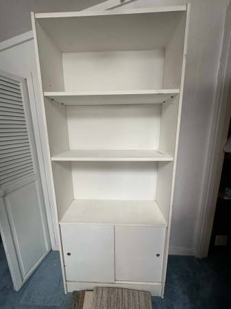 White Bookshelf 1
