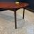 Restored Mid Century Modern walnut expanding oval dining table 9 thumbnail