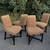 Set of 4 Upholstered Dining Chairs by John Hutton for Donghia 1 thumbnail