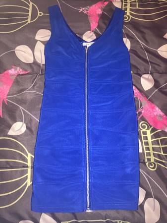 Brand New Blue Club Dress 1