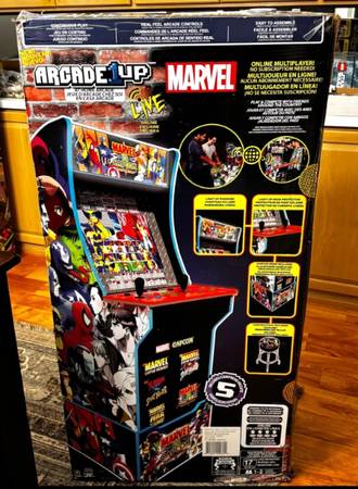 New Sealed Arcade1UP Marvel vs Capcom Arcade 5 Games In 1, With Riser/ 1