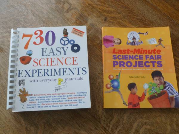 2 Science Fair Books 1
