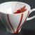 4 Mikasa Porcelain  Demi or Espresso cups and saucers 6 thumbnail