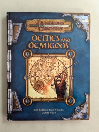 Excellent Dungeons & Dragons Deities and Demigods Hardcover 1