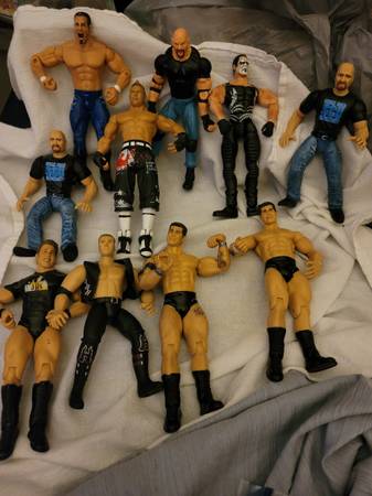 10 wrestling figures 1