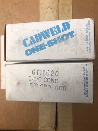 Cadweld one shot for ground rod 1